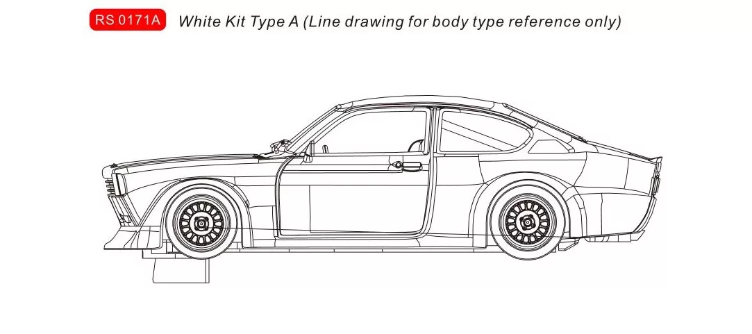 RS0171A Opel Kadett Complete White Kit